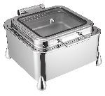 Мармит квадратный со стеклянной крышкой 6,5л Maco Jade JD/0/2/6.5/DP