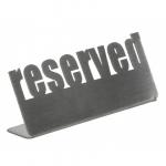 Табличка настольная «Reserved 2» Luxstahl 140х50 мм