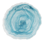 Тарелка d 240 мм h 20 мм Blue Sunset матовое стекло P.L. Proff Cuisine [6] 1Q2081-6106SX
