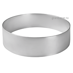 Кольцо кондитерское «Проотель»; алюмин.; D=18,H=5см; металлич. ProHotel CRA185