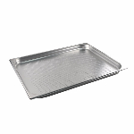Гастроемкость 2/1 h=40 мм. 12 л. нерж. перфорир. d=4 мм. MGsteel /1/
