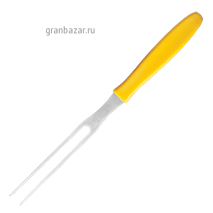 Вилка д/мяса; сталь,пластик; L=130мм; желт. MATFER 182560