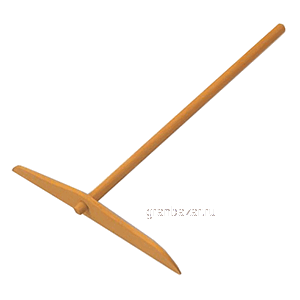 Шпатель плоский д/приг.блинов; дерево; L=24,B=18см; бежев. MATFER 71950