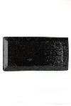 Тарелка прямоугольная BLACK MOSS фарфор, d 320 мм, черный Porland 118732 BLACK MOSS