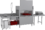 Машина посудомоечная Apach Cook Line ARC100 (T101) туннельная доз+рекуп л/п
