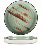 Тарелка с бортом Texture Light Green Lines 280 мм, h 31 мм, P.L. Proff Cuisine