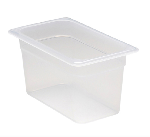 Гастроемкость (1/4);  H=15,L=26.5,B=16.2см; Cambro 46PP полупрозр.CH