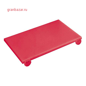 Доска раздел.с упором; полиэтилен; H=20,L=530,B=325мм; красный Paderno 42543-03