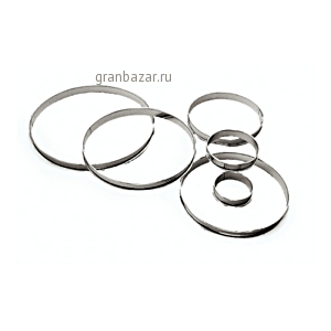 Кольцо кондитерское; сталь нерж.; D=70,H=20мм; металлич. Paderno 47533-07