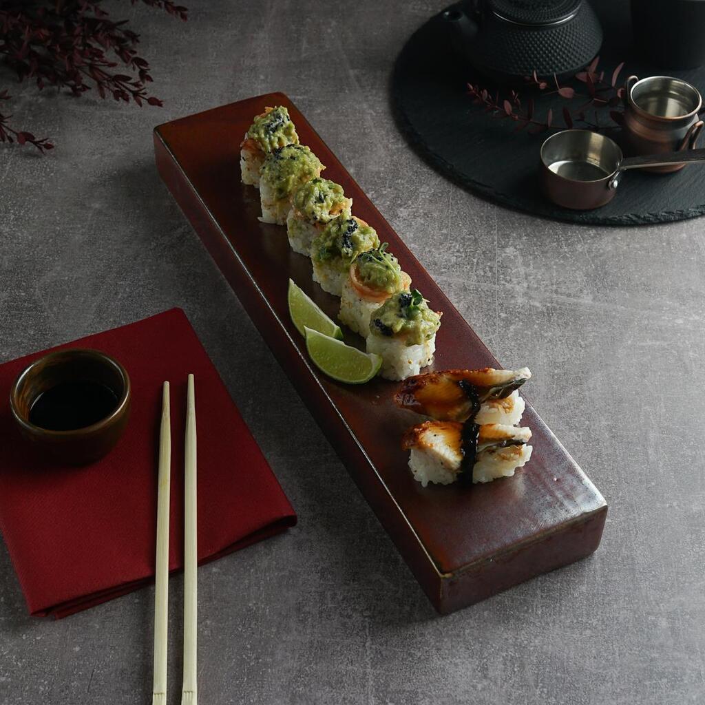 Блюдо прямоугольное Antic Copper Panasia 430*70 мм h35 мм P.L. Proff Cuisine ZA0599-17-GR