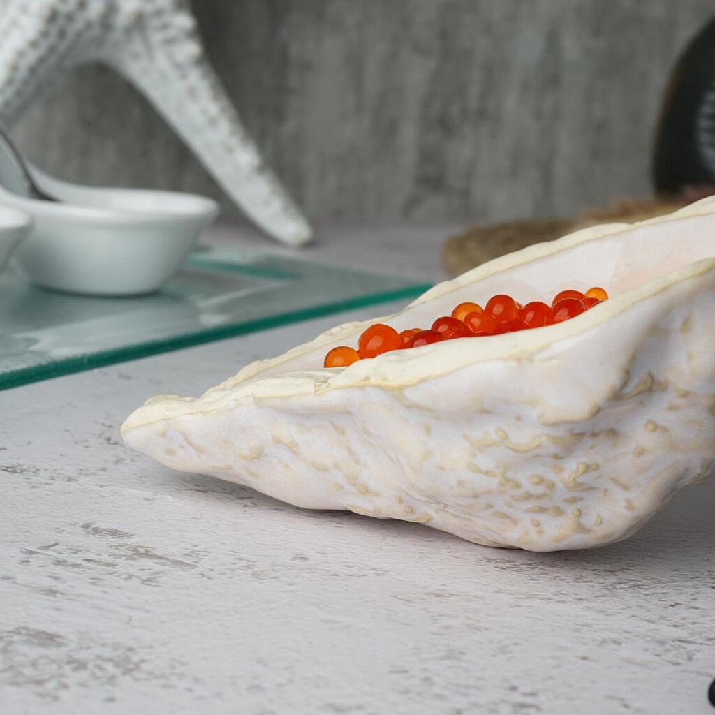 Блюдо для подачи Gray Shell Frutti di Mare 119х83 мм h42 мм 20 мл P.L. Proff Cuisine B240040612-J