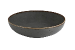 Салатник полуглубокий DARK GREY фарфор, 415 мл, d 170 мм, h 40 мм, серый Seasons Porland 368117 темно-серый