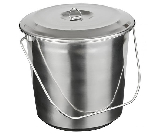 Ведро Катунь 14 л. с крышкой, мерная шкала, нерж. 0102