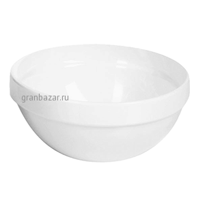 Миска; пластик; D=140,H=65мм; белый Paderno 44837-05