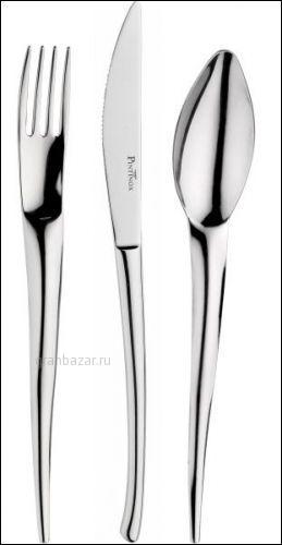 Нож столовый Снейк Stampato 18/10 1,5 мм Pintinox 114000L3