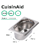 Гастроемкость CuisinAid 1/9 h=100 нерж. 176х108х100 CD-819-4 /60