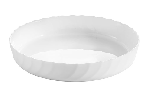 Форма для запекания SMART CUISINE ТРИАНОН 26см круглая стекло белая Luminarc P4021