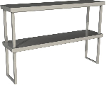 Полка настольная двухуровневая Restoinox ПНС2-9/4