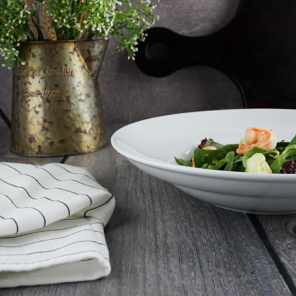 Тарелка глубокая Glory 300 мл d 272 мм h55 мм белая фарфор P.L. Proff Cuisine 20416-14