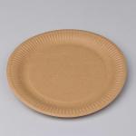 Тарелка d 230мм, крафт, картон ECO PLATE ДжиДиСи 600шт