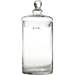 Банка круглая с крышкой; стекло; 1,7л; D=100мм, H=220мм; прозр. Serax B0801420