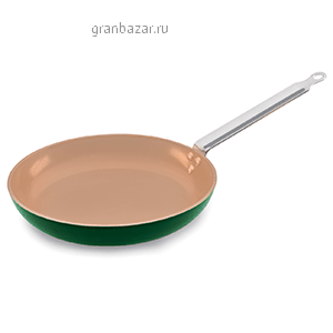 Сковорода керам.покр.; алюмин.,сталь нерж.; D=24,H=4см MATFER 665224