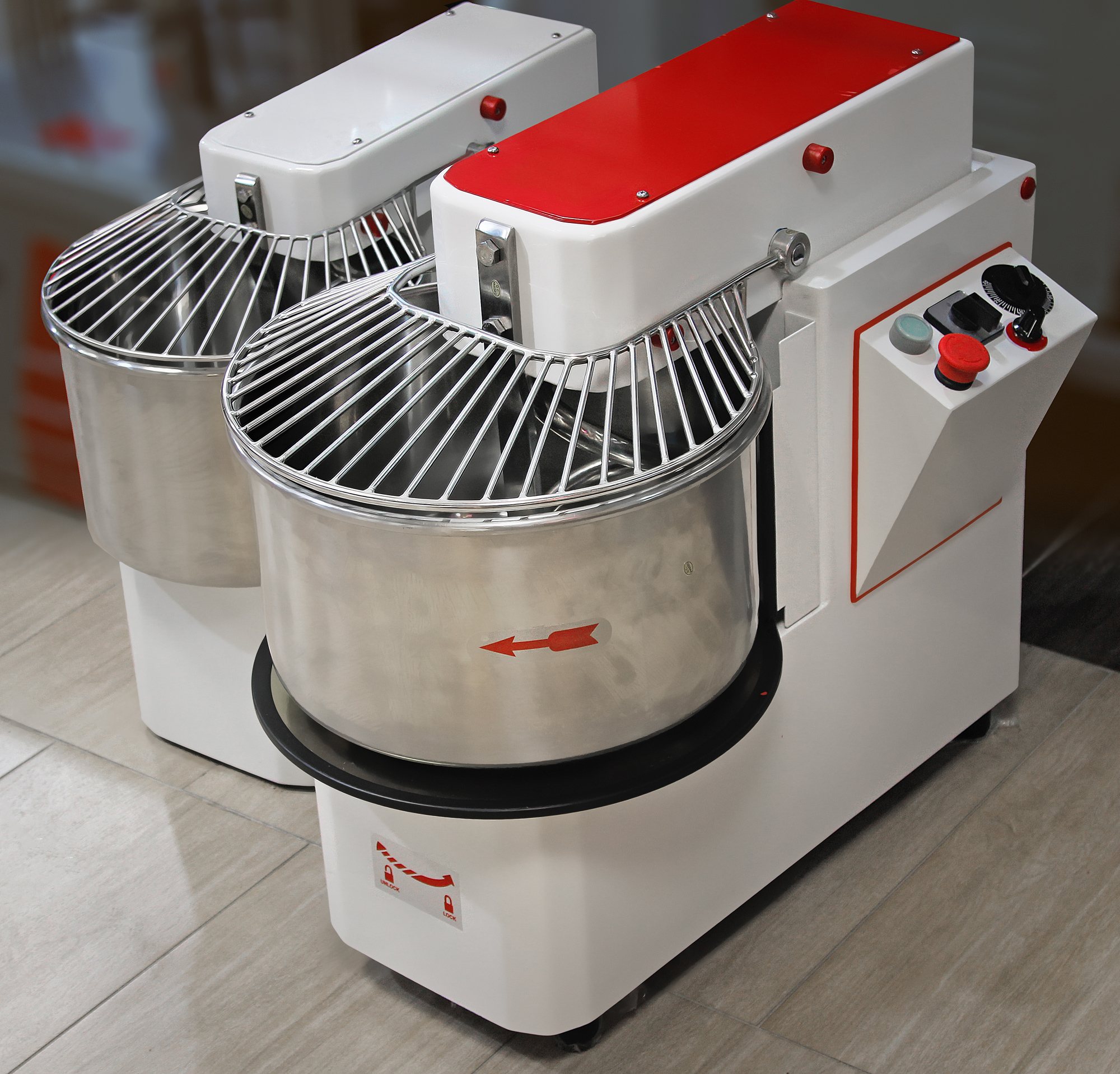 Тестомес для замеса дрожжевого теста PIZZA GROUP IR53 2V