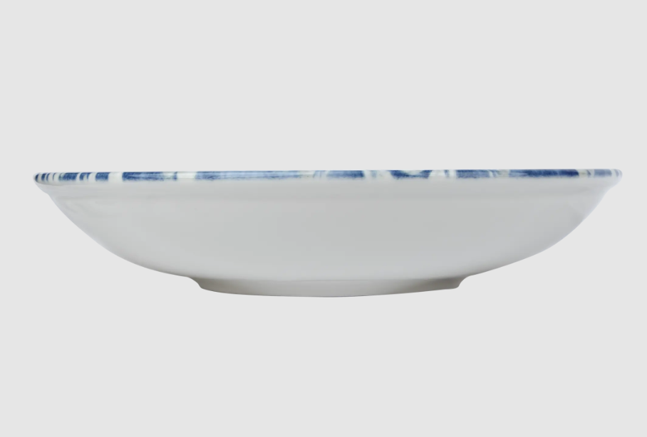 Тарелка глубокая без полей Blue Blanc (d 250 мм, h 50 мм, 1400мл) Kutahya BNTS25CK891310