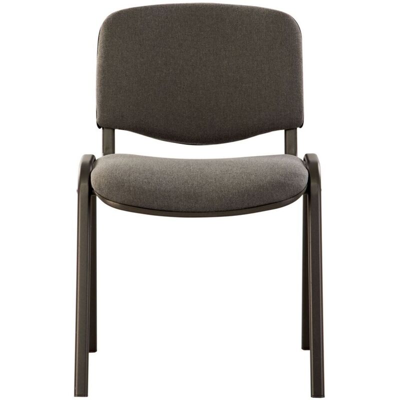 Стул офисный Easy Chair Изо серый (ткань, металл черный)