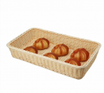 Подставка плетеная для выпечки 530х330х80 мм, бежевая P.L. Proff Cuisine