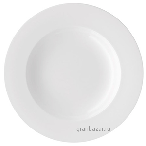 Тарелка глубокая «Джейд»; кост.фарф.; D=23см; белый Rosenthal 10640-800001-31223