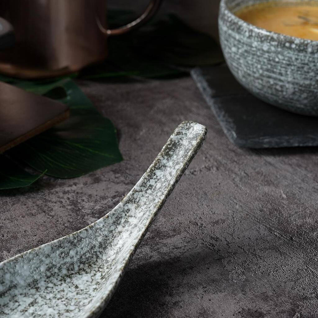 Ложка для мисосупа Glossy Stone Untouched Taiga 20 мл 130х50х45 мм глазурь P.L. Proff Cuisine 17-323GSB
