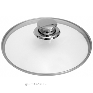 Крышка; стекло; D=30,H=5,L=31,B=31см; прозр.,металлич. Pintinox 971504-30