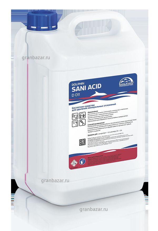 Средство моющее для сантехники и туалетов 5 л. Dolphin Sani Acid /3/ D011-5