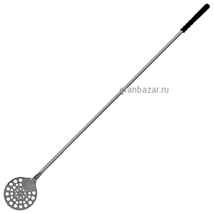Лопата поворот. д/пиц. перф.; металл,резина; D=25,L=170см; металлич.,черный Zio Pepe R25F