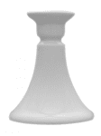 Подсвечник «Кашуб-хел»; фарфор; D=4.5/9,H=11см; белый Lubiana 266