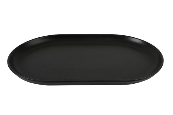 Блюдо овальное BLACK фарфор, 320х200 мм, h 26 мм, черный Seasons Porland 118132 черный