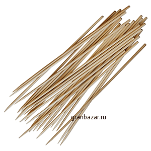 Шампурчики L=20см; бамбук; L=20см; бежев.Pap Star 16620 200шт.