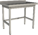 Стол производственный с бортом RESTOINOX СП-9/8-БО