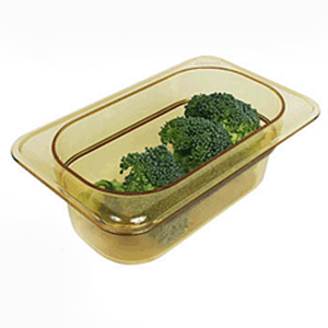 Гастроемкость термост.; пластик; 0,6л; H=65,L=180,B=150мм; желт. Cambro 92HP