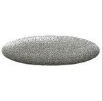 Блюдо овальное 17'' 440х140х23мм, серый Corone Nori [LQ-QK15294-GRY]