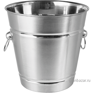 Ведро д/шампанского; металл; 4л; D=20,H=20см; металлич. ILSA 41910200ICV