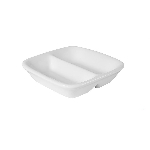 Менажница фарфор CAMEO Imperial white 2-х секционная l75 мм h21 мм 210-013