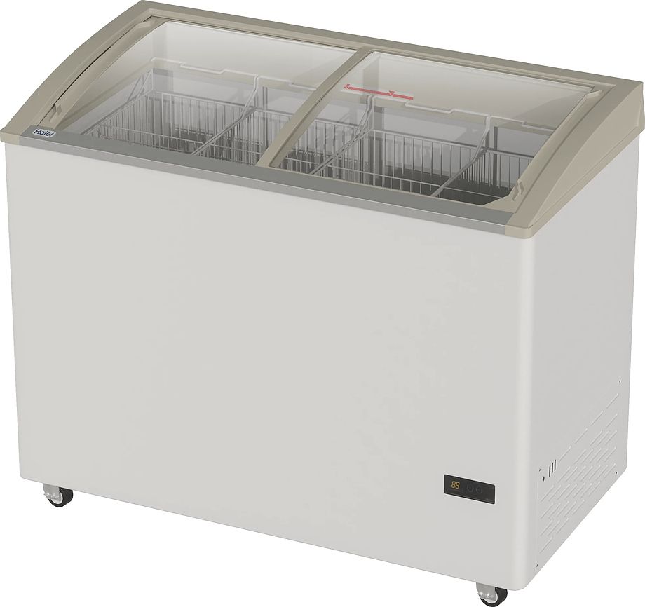 Ларь морозильный с гнутым стеклом Haier SD-336 Aelua с Led-подсветкой