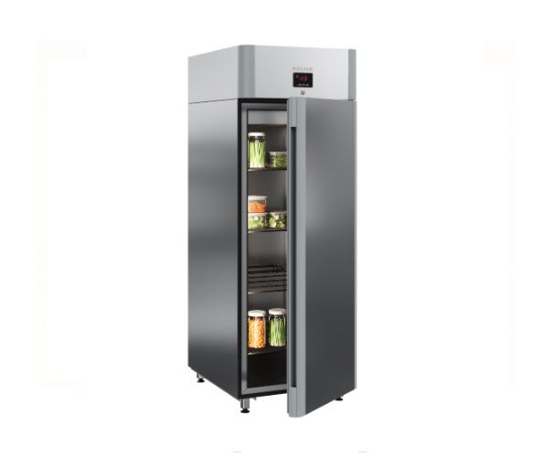 Шкаф холодильный Polair CM105-Gm Alu (R290)