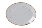 Блюдо овальное GREY фарфор, 180x140 мм, h 9 мм, серый Porland 112118 серый