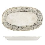 Блюдо овальное 340х205 мм h 36 мм Rug By Bone Innovation [bb] [6]
