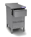 Стол сб закрытый ящики (каркас из н.с. aisi 430) 500х700х850 Камик