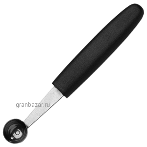 Нуазетка; сталь нерж.,пластик; D=25,H=13,L=147мм; серебрист.,черный MATFER 121007