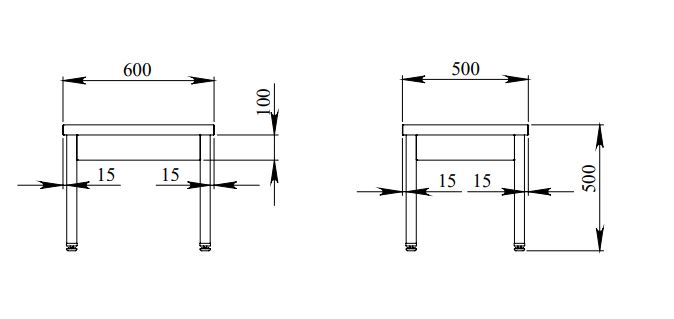 Подставка 600х500х500 ПРТ 6/5